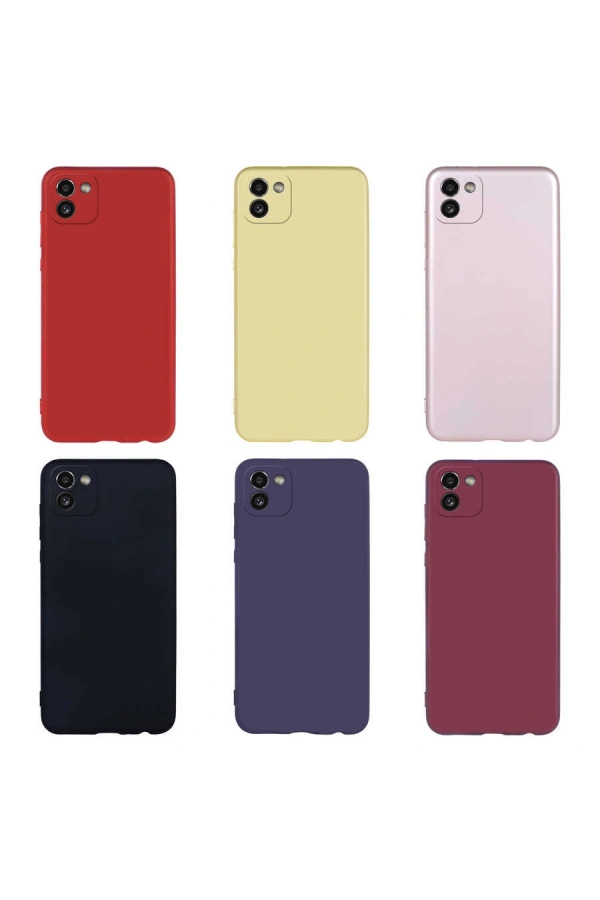 Galaxy A03 Kılıf Zore Premier Silikon Kapak