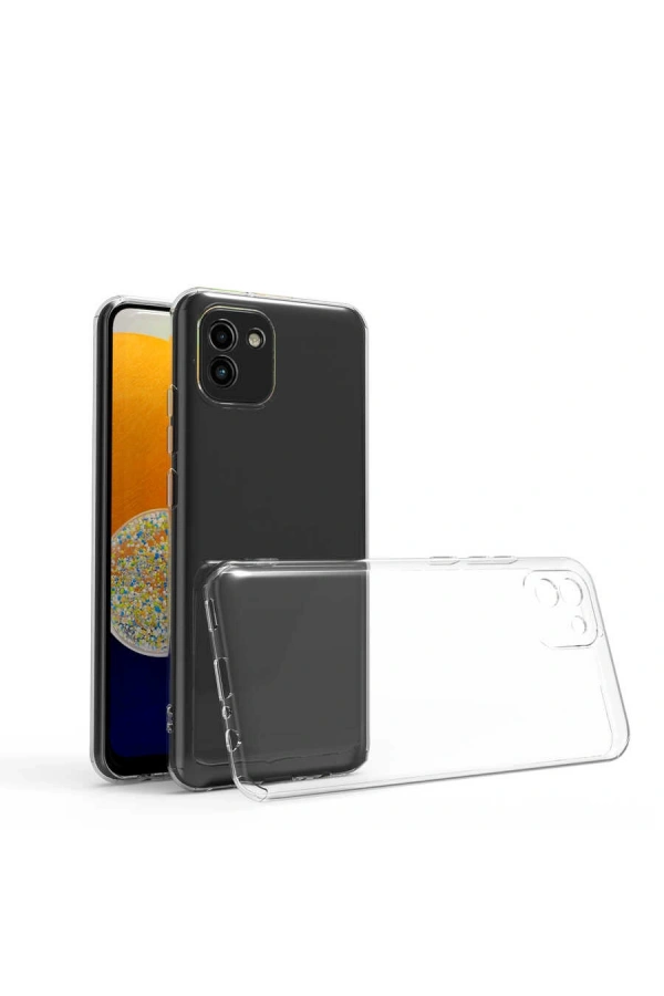 Galaxy A03 Kılıf Zore Süper Silikon Kapak