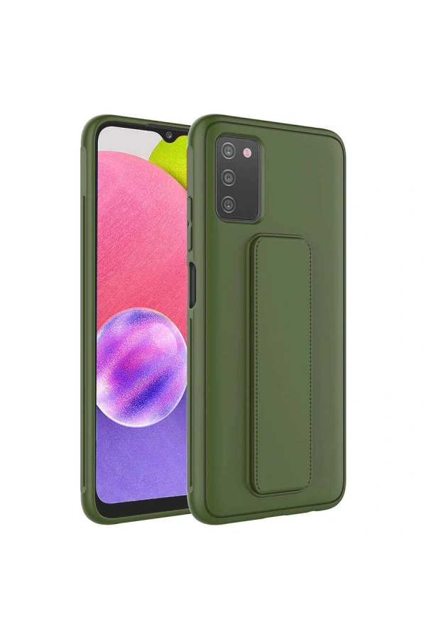 Galaxy A03S Kılıf Zore Qstand Kapak