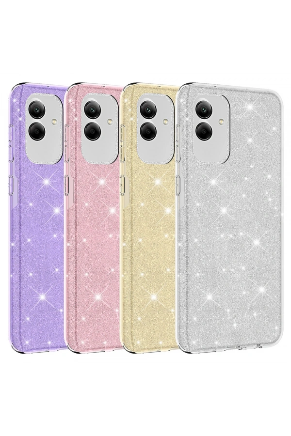 Galaxy A04 Kılıf Zore Shining Silikon