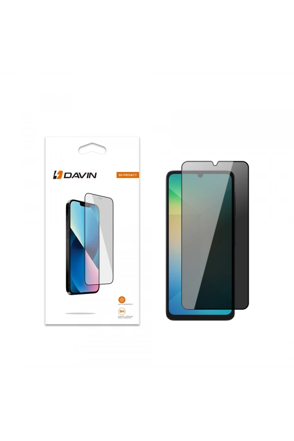 Galaxy A06 Davin 5D Privacy Cam Ekran Koruyucu