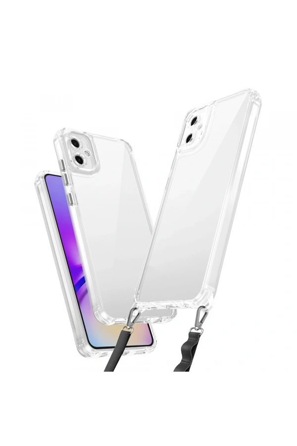 Galaxy A06 Kılıf Airbagli Takılabilir Askı Aparatlı Zore Snap Silikon Kapak