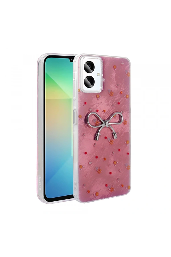Galaxy A06 Kılıf Kamera Korumalı Figürlü Zore Ponti Silikon Kapak