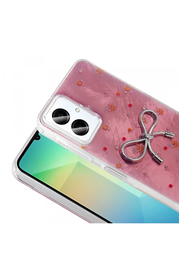 Galaxy A06 Kılıf Kamera Korumalı Figürlü Zore Ponti Silikon Kapak