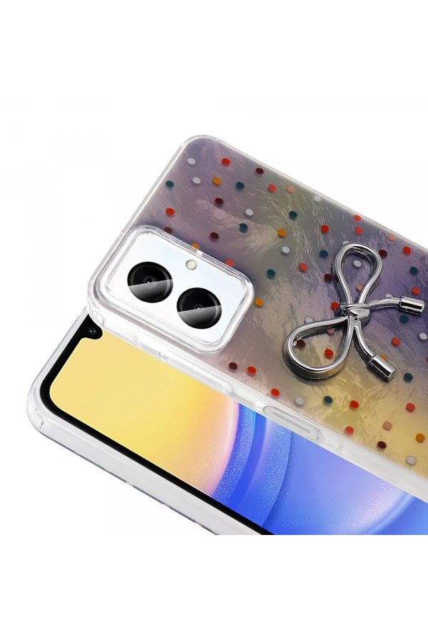 Galaxy A06 Kılıf Kamera Korumalı Figürlü Zore Ponti Silikon Kapak