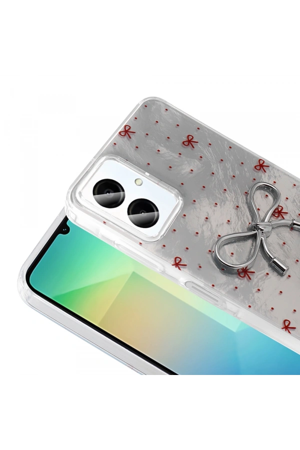 Galaxy A06 Kılıf Kamera Korumalı Figürlü Zore Ponti Silikon Kapak