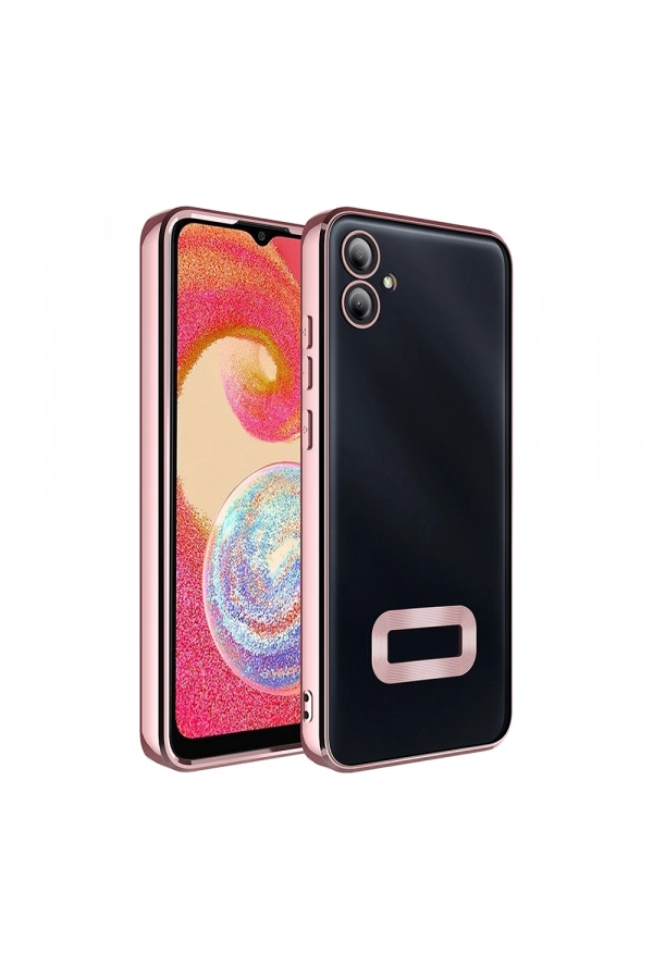 Galaxy A06 Kılıf Kamera Korumalı Logo Gösteren Zore Omega Kapak