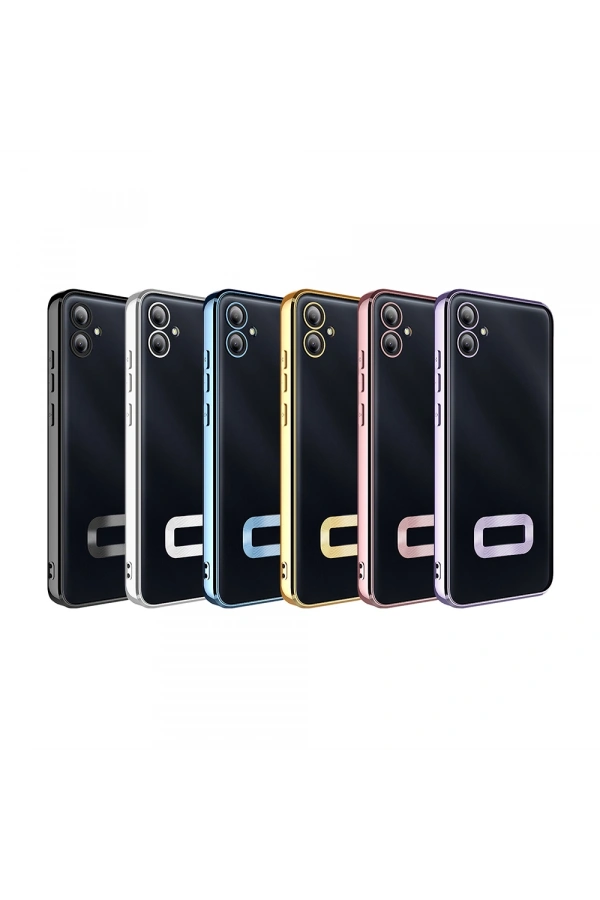 Galaxy A06 Kılıf Kamera Korumalı Logo Gösteren Zore Omega Kapak