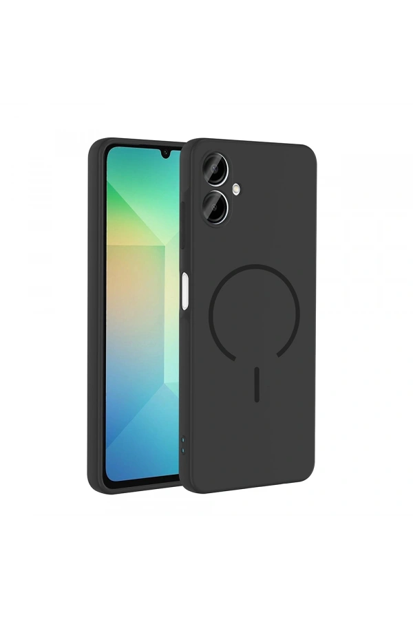 Galaxy A06 Kılıf M-safe Şarj Özellikli Zore Meta Kapak