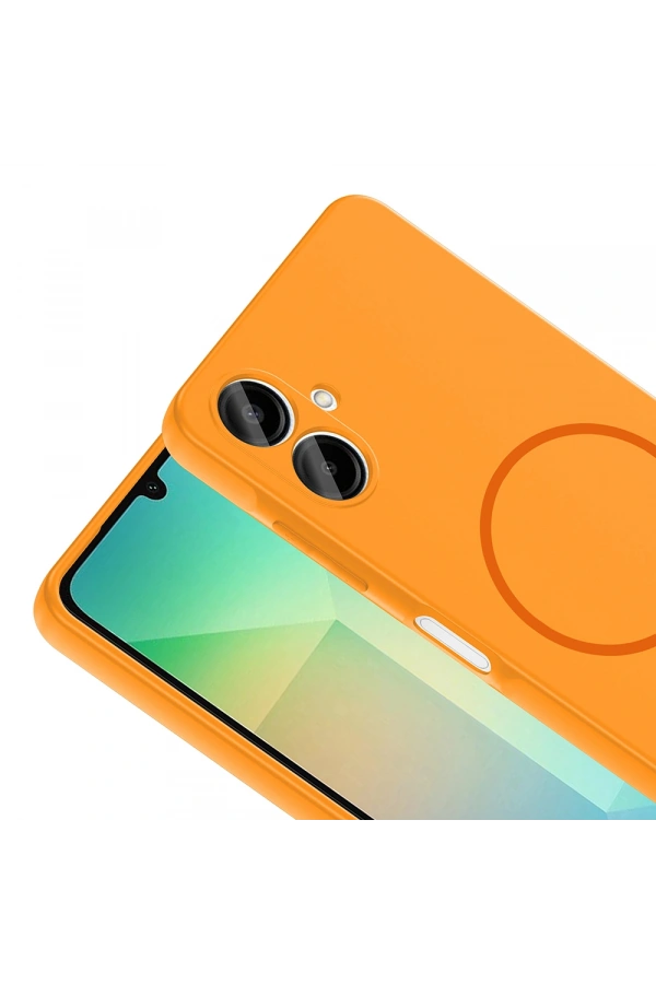 Galaxy A06 Kılıf M-safe Şarj Özellikli Zore Meta Kapak