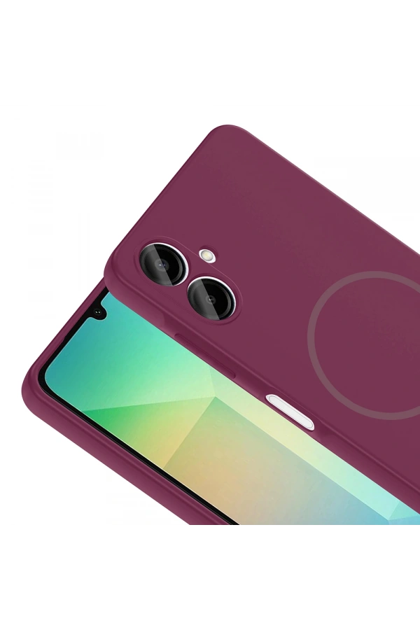 Galaxy A06 Kılıf M-safe Şarj Özellikli Zore Meta Kapak