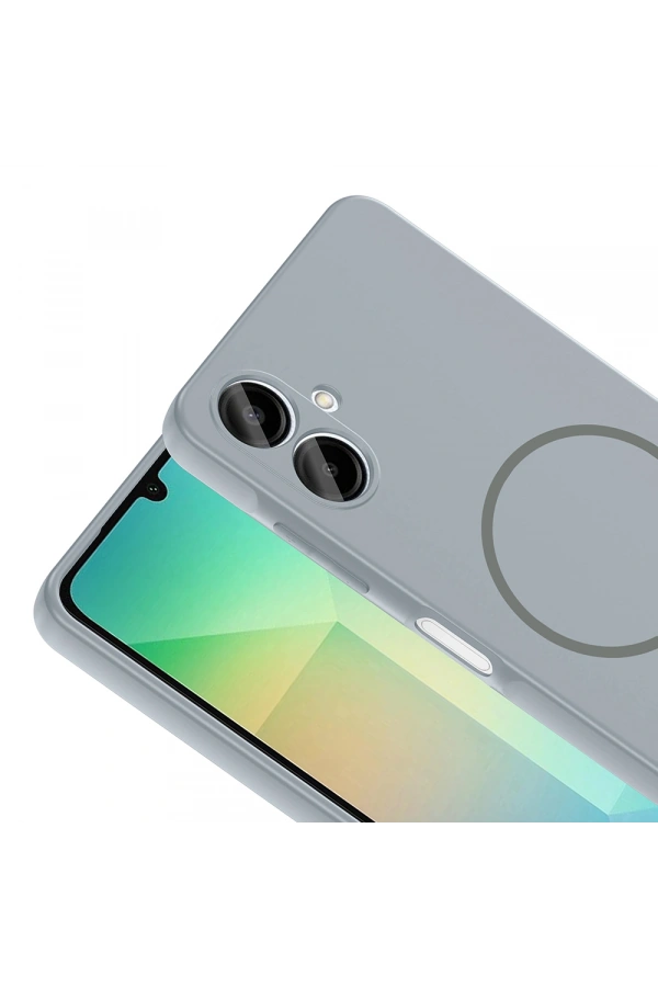 Galaxy A06 Kılıf M-safe Şarj Özellikli Zore Meta Kapak