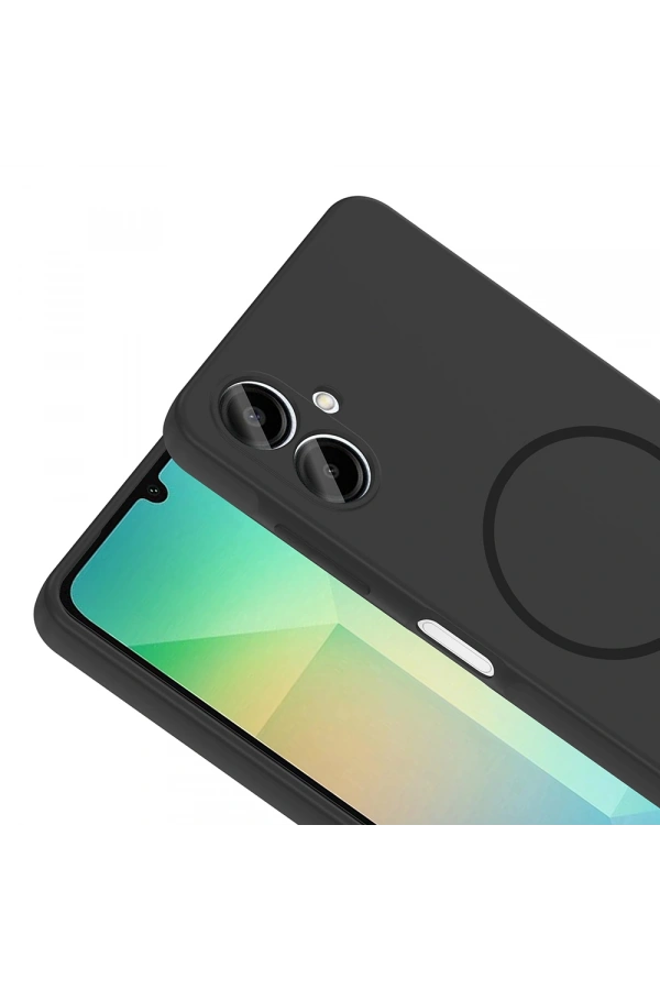 Galaxy A06 Kılıf M-safe Şarj Özellikli Zore Meta Kapak