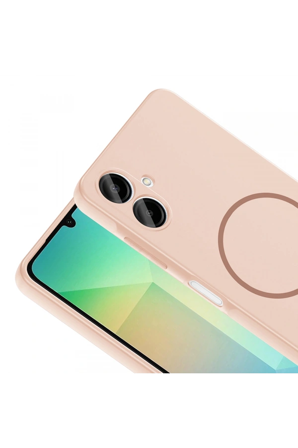 Galaxy A06 Kılıf M-safe Şarj Özellikli Zore Meta Kapak