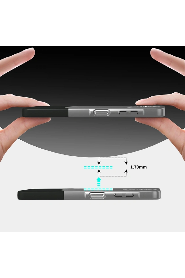 Galaxy A06 Kılıf Mıknatıslı Zore Duble Kapak