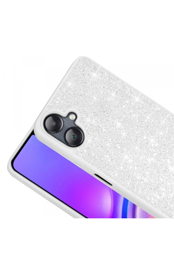 Galaxy A06 Kılıf Parlak Taşlı Tasarım Zore Pırlanta Kapak