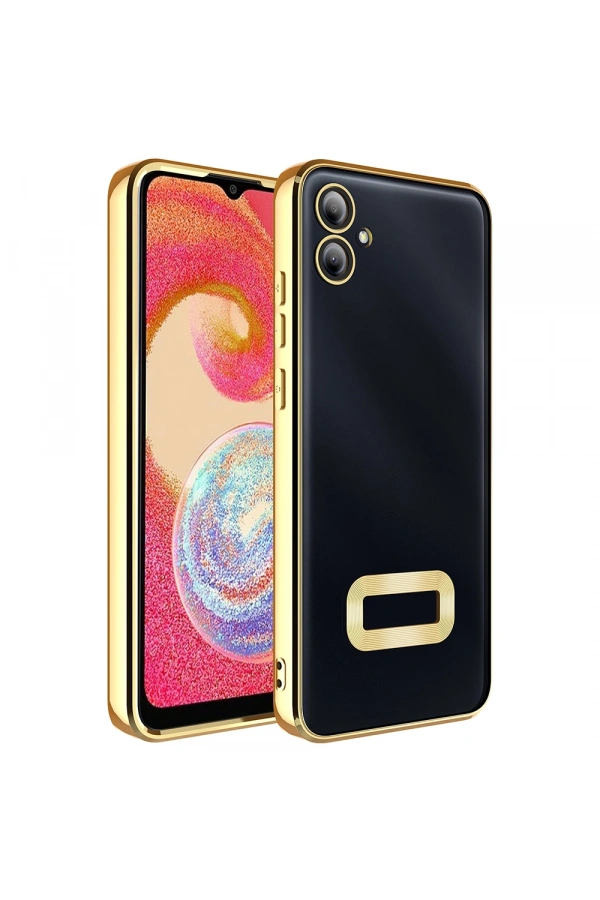 Galaxy A07 Kılıf Kamera Korumalı Logo Gösteren Zore Omega Kapak
