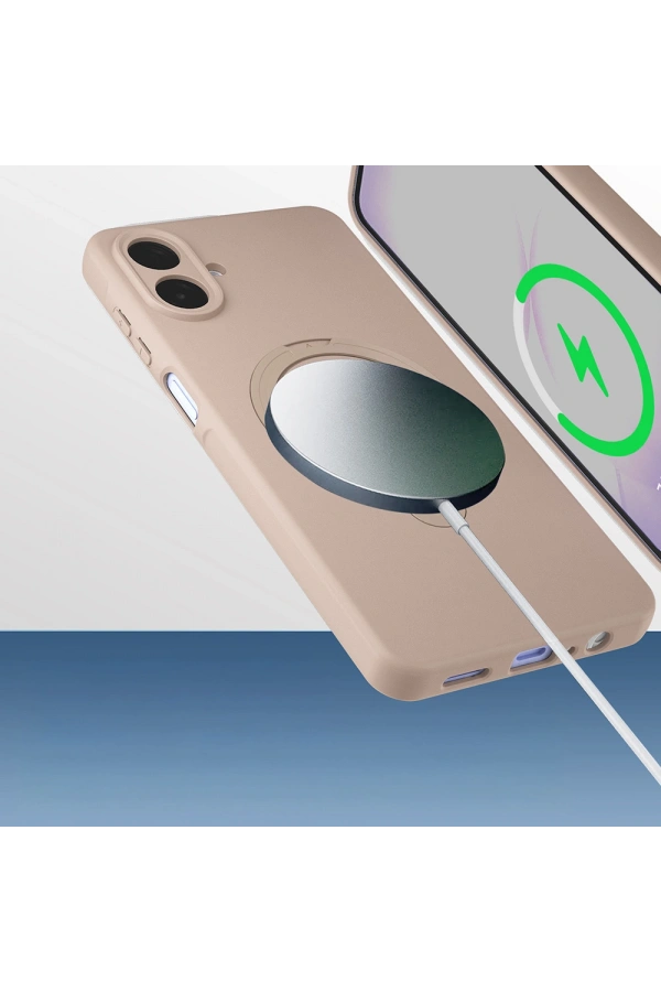 Galaxy A07 Kılıf M-safe Şarj Özellikli Standlı Zore Samara Kapak