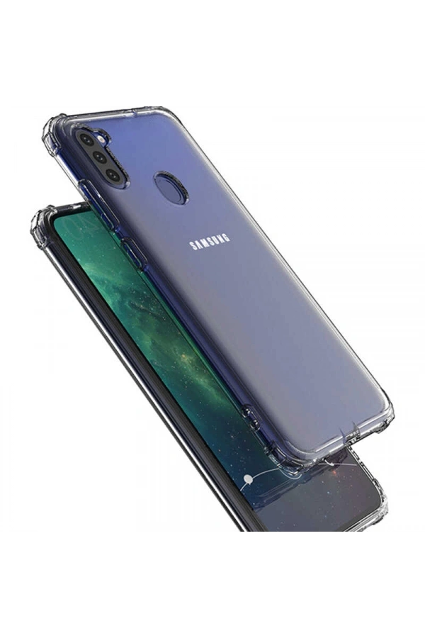 Galaxy A11 Kılıf Zore Nitro Anti Shock Silikon