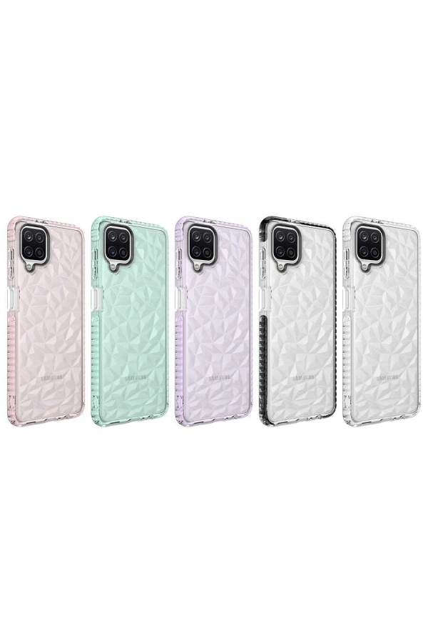Galaxy A12 Kılıf Zore Buzz Kapak