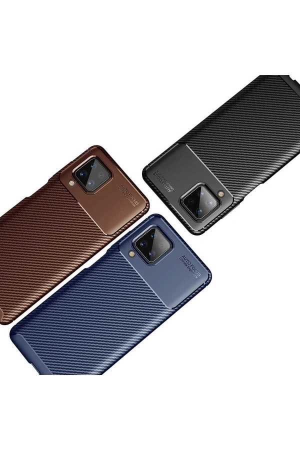Galaxy A12 Kılıf Zore Negro Silikon Kapak