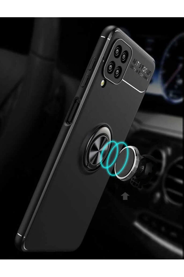 Galaxy A12 Kılıf Zore Ravel Silikon Kapak