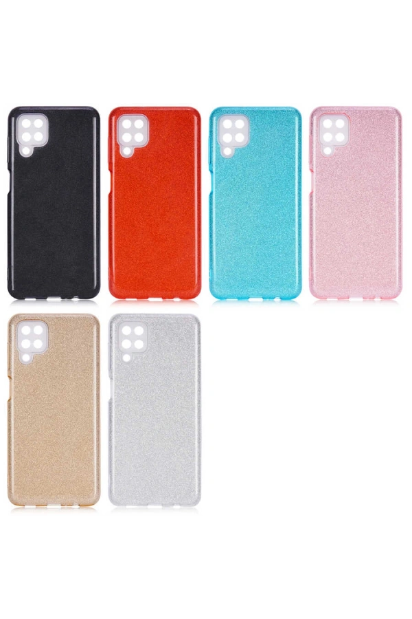 Galaxy A12 Kılıf Zore Shining Silikon