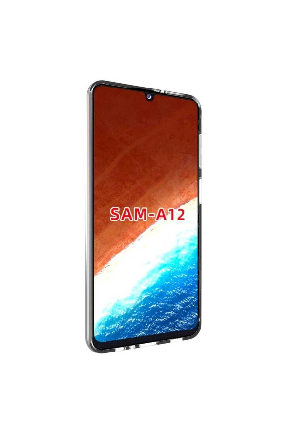 Galaxy A12 Kılıf Zore Süper Silikon Kapak