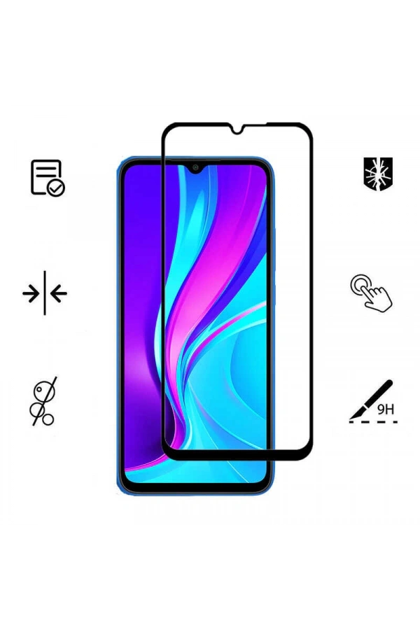 Galaxy A12 Zore Kenarları Kırılmaya Dayanıklı Cam Ekran Koruyucu