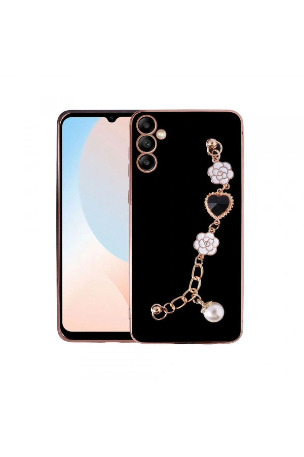 Galaxy A14 Kılıf El Tutamaçlı Kamera Korumalı Zore Taka Silikon Kapak