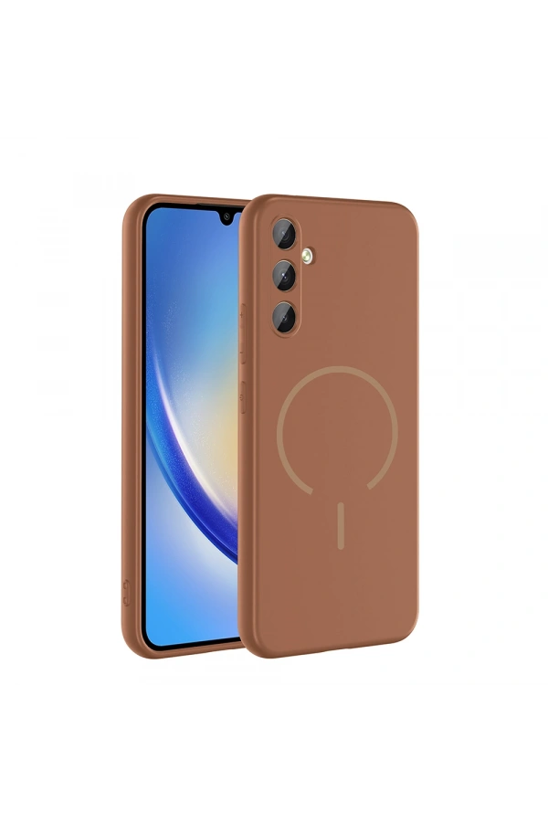 Galaxy A14 Kılıf M-safe Şarj Özellikli Zore Meta Kapak