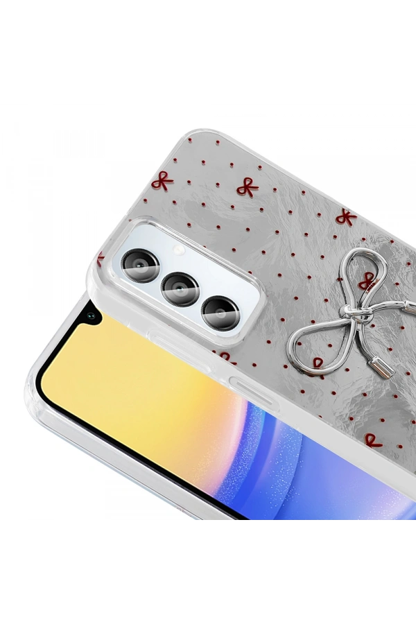 Galaxy A15 Kılıf Kamera Korumalı Figürlü Zore Ponti Silikon Kapak