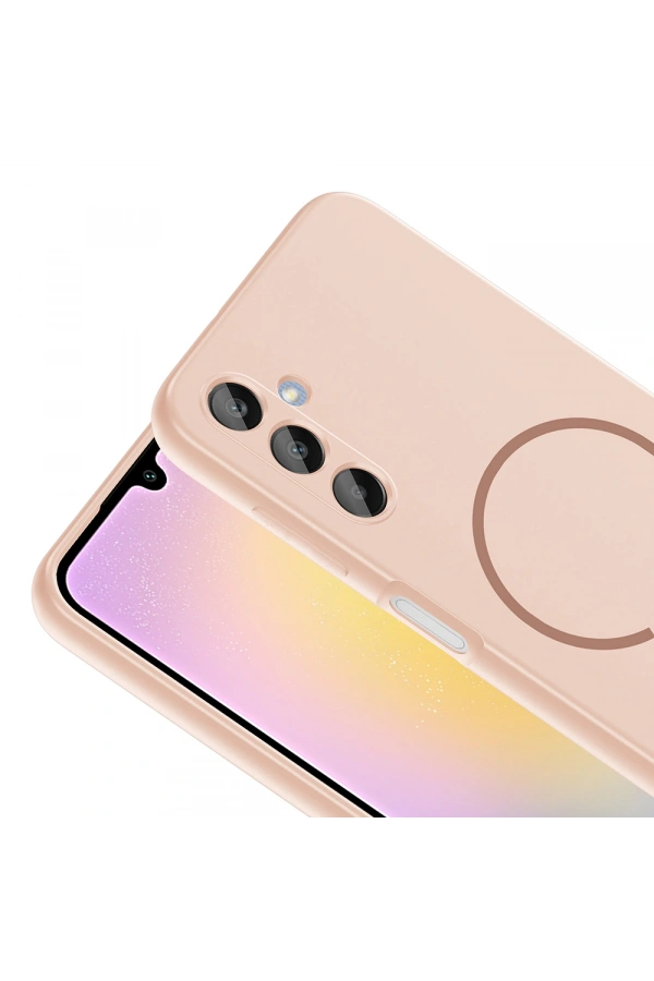 Galaxy A15 Kılıf M-safe Şarj Özellikli Zore Meta Kapak