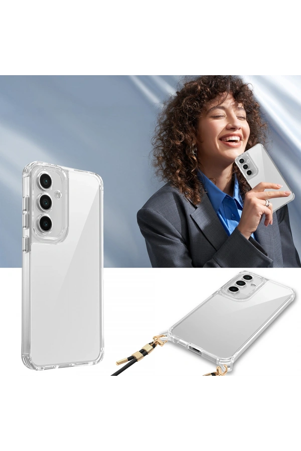 Galaxy A16 Kılıf Airbagli Takılabilir Askı Aparatlı Zore Snap Silikon Kapak