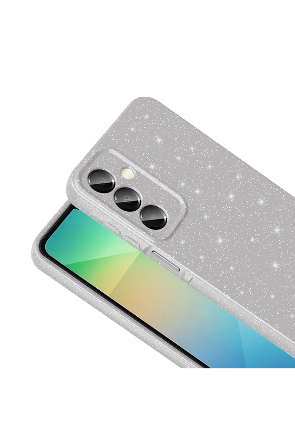Galaxy A16 Kılıf Kamera Korumalı Simli Lüks Zore Koton Kapak