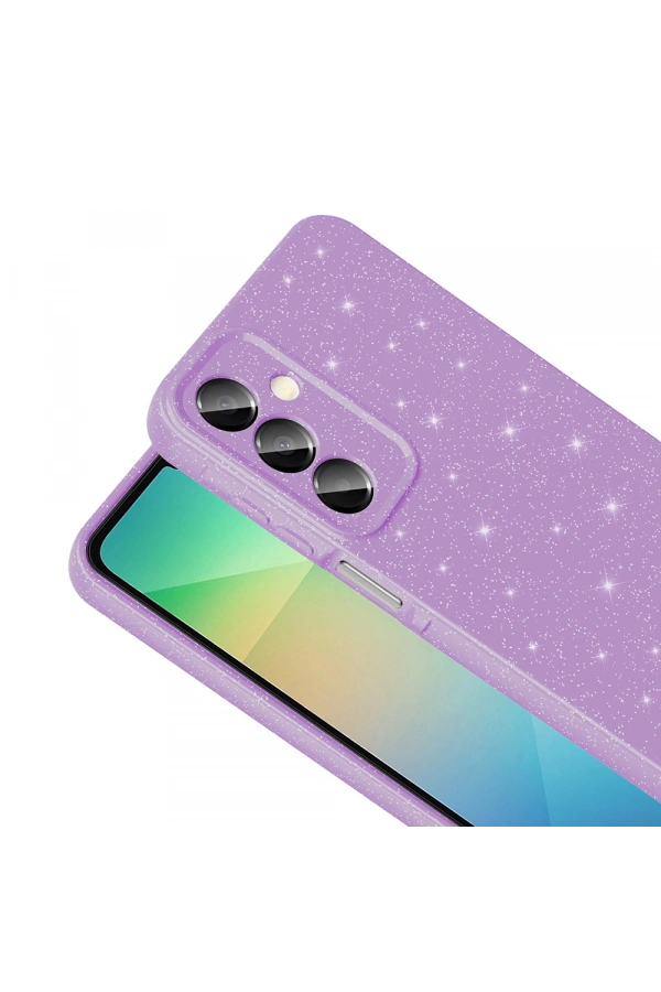 Galaxy A16 Kılıf Kamera Korumalı Simli Lüks Zore Koton Kapak