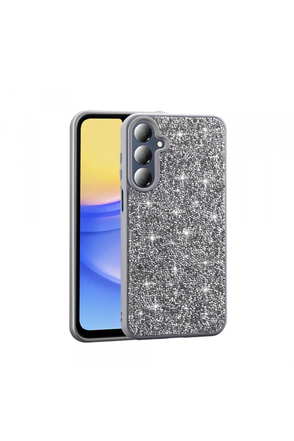 Galaxy A16 Kılıf Parlak Taşlı Tasarım Zore Pırlanta Kapak