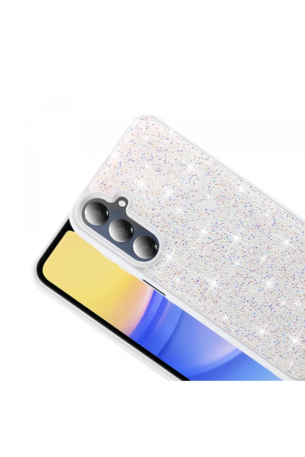 Galaxy A16 Kılıf Parlak Taşlı Tasarım Zore Pırlanta Kapak