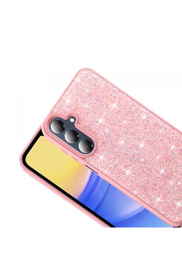 Galaxy A16 Kılıf Parlak Taşlı Tasarım Zore Pırlanta Kapak