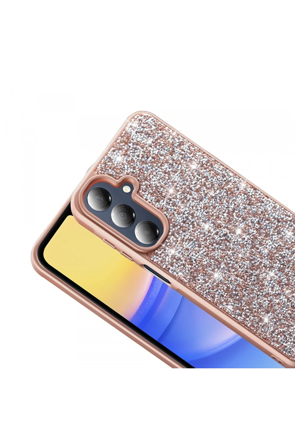 Galaxy A16 Kılıf Parlak Taşlı Tasarım Zore Pırlanta Kapak