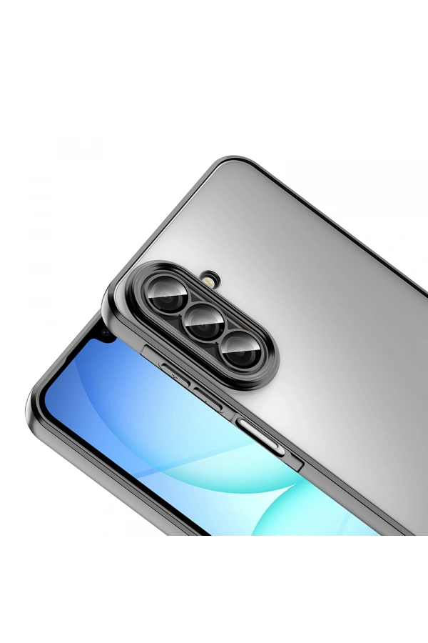 Galaxy A17 Kılıf Kamera Korumalı Logo Gösteren Zore Omega Kapak
