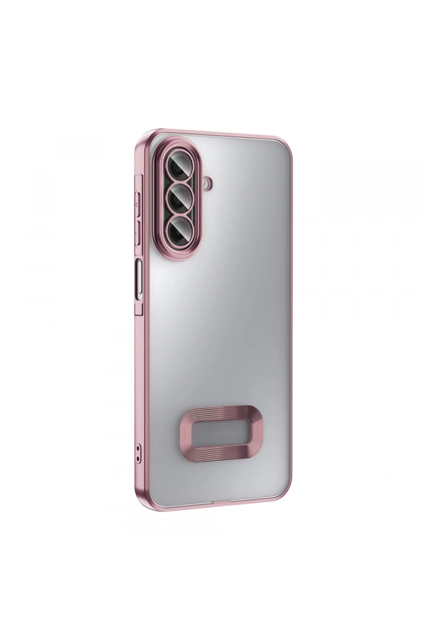 Galaxy A17 Kılıf Kamera Korumalı Logo Gösteren Zore Omega Kapak