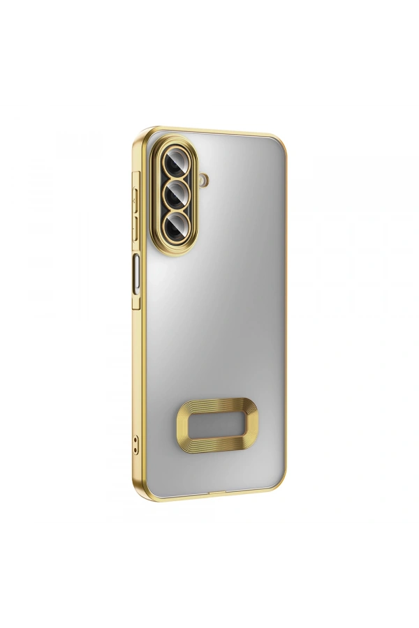Galaxy A17 Kılıf Kamera Korumalı Logo Gösteren Zore Omega Kapak