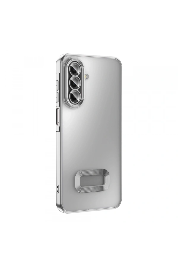 Galaxy A17 Kılıf Kamera Korumalı Logo Gösteren Zore Omega Kapak