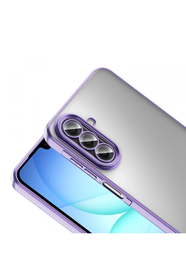 Galaxy A17 Kılıf Kamera Korumalı Logo Gösteren Zore Omega Kapak