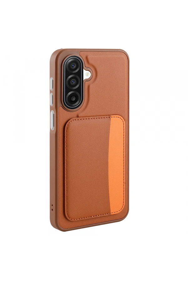 Galaxy A17 Kılıf Kartlıklı Zore X-Kart Silikon Kapak