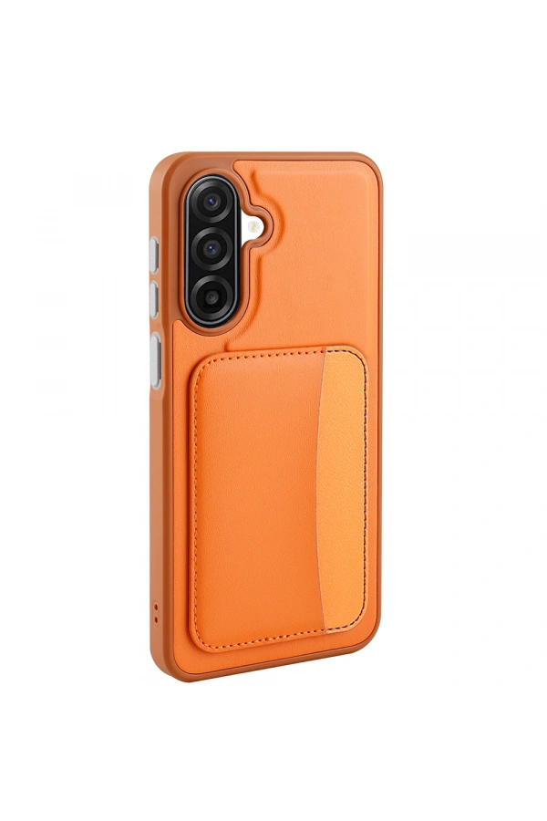 Galaxy A17 Kılıf Kartlıklı Zore X-Kart Silikon Kapak