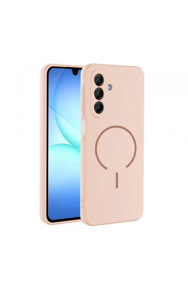 Galaxy A17 Kılıf M-safe Şarj Özellikli Zore Meta Kapak