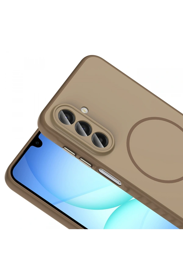 Galaxy A17 Kılıf M-safe Şarj Özellikli Zore Tea Kapak