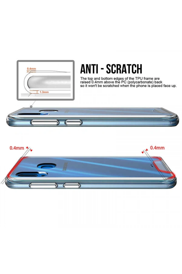 Galaxy A20 Kılıf Zore Gard Silikon